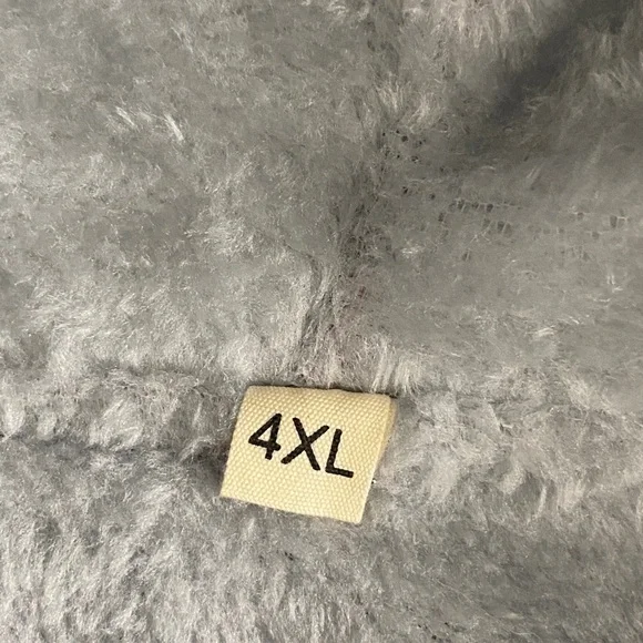 Fleece Lined Camo Hooded Jacket (Size: 4XL Youth, Color: Navy Blue/Grey) - Picture 4 of 4